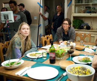 Sur le plateau du film The Kids Are All Right