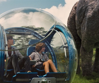 Une scène du film Jurassic World