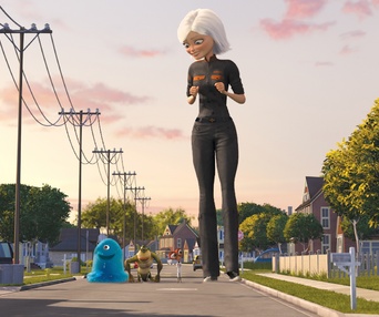 Scène du film Monsters vs. Aliens