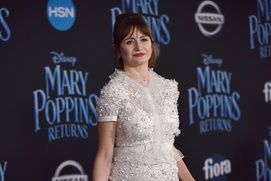 Sur le tapis rouge de Mary Poppins Returns Sur le tapis rouge de Mary Poppins Returns