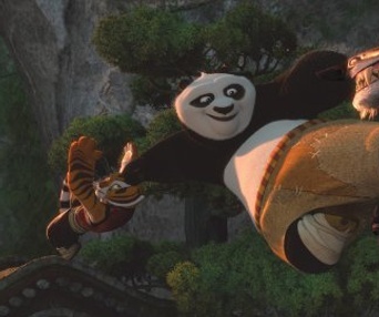 Une scène du film Kung Fu Panda 2