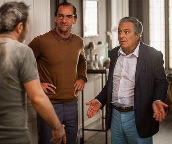 Une scène du film Une heure de tranquillité