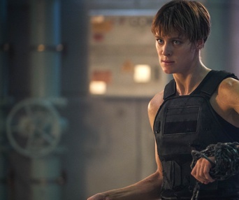 Une scène du film Terminator: Dark Fate
