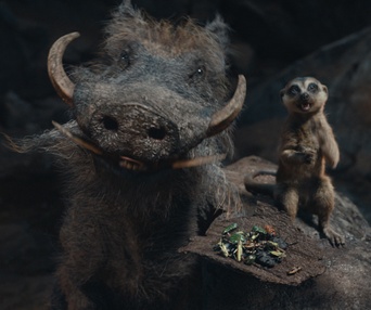 Une scène du film Mufasa: The Lion King