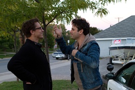 Sur le plateau du film Empire of Dirt