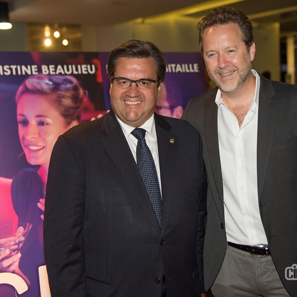 Sur le tapis rouge du film Le mirage