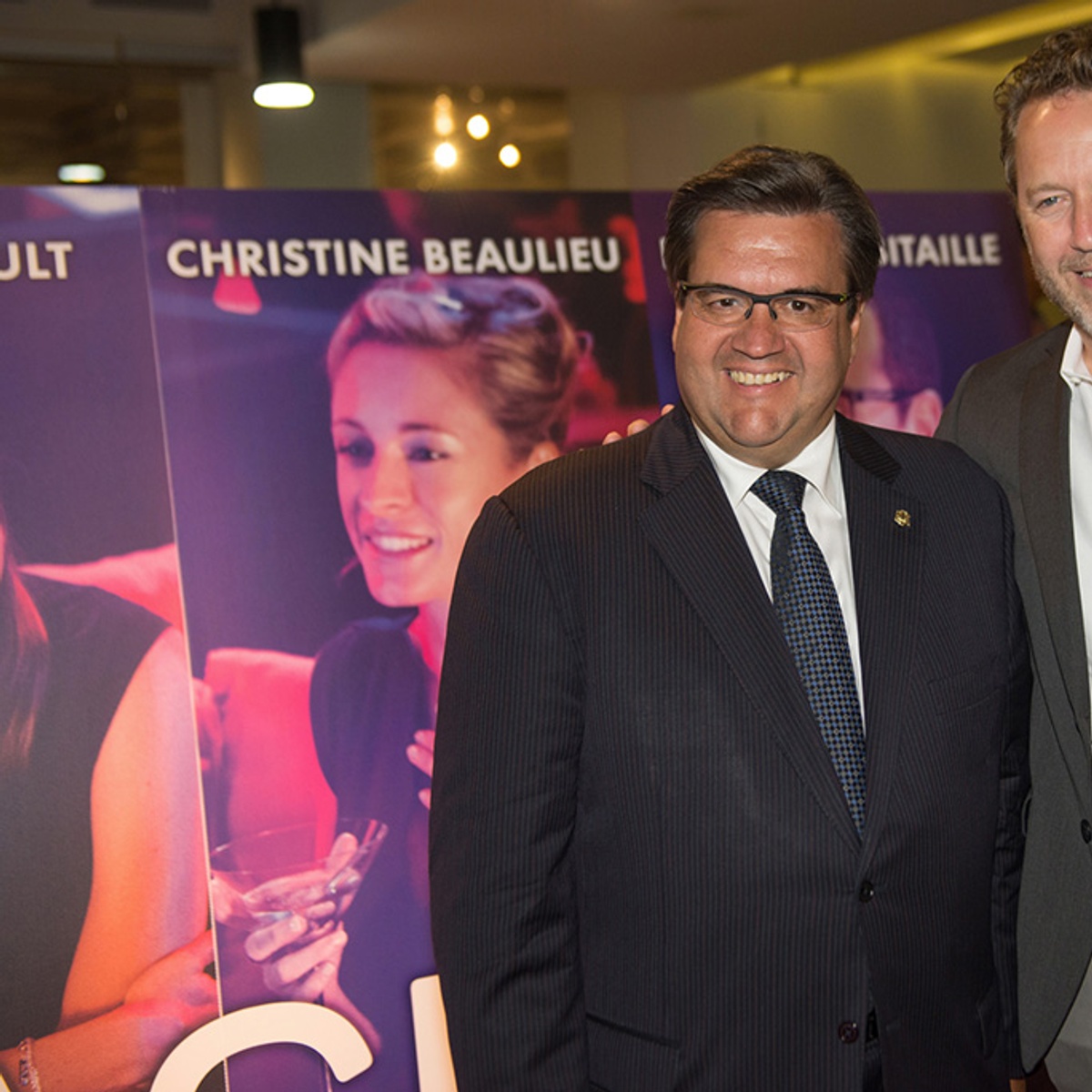 Sur le tapis rouge du film Le mirage