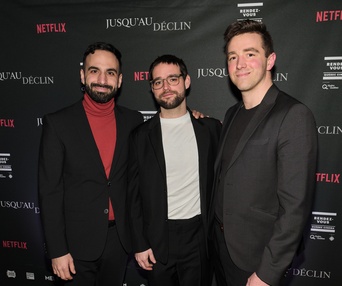Tapis rouge de la première du film Jusqu'au déclin