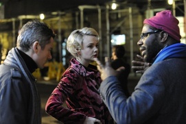 Sur le plateau du film Shame