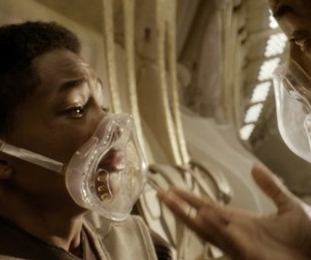 Une scène du film After Earth