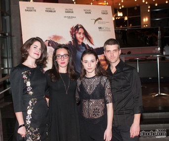 Sur le tapis rouge du film Les êtres chers
