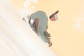 Une scène du film Ernest et Célestine: Le voyage en Charabie Une scène du film Ernest et Célestine: Le voyage en Charabie