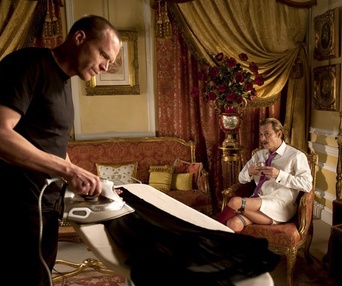Une scène du film Mortdecai