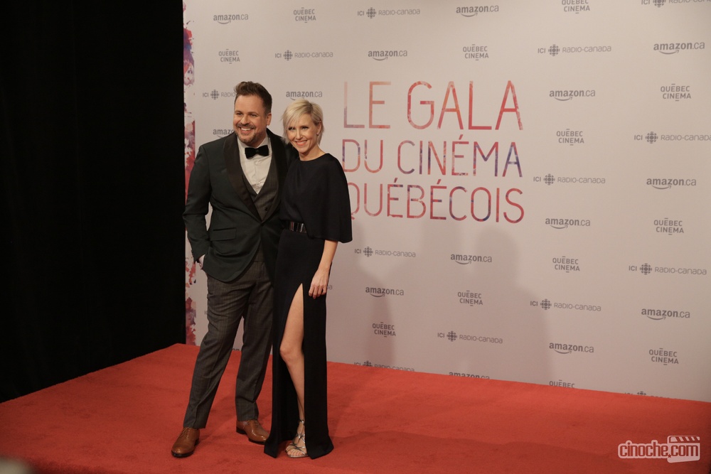 Sur le tapis rouge de Gala du cinéma Québécois