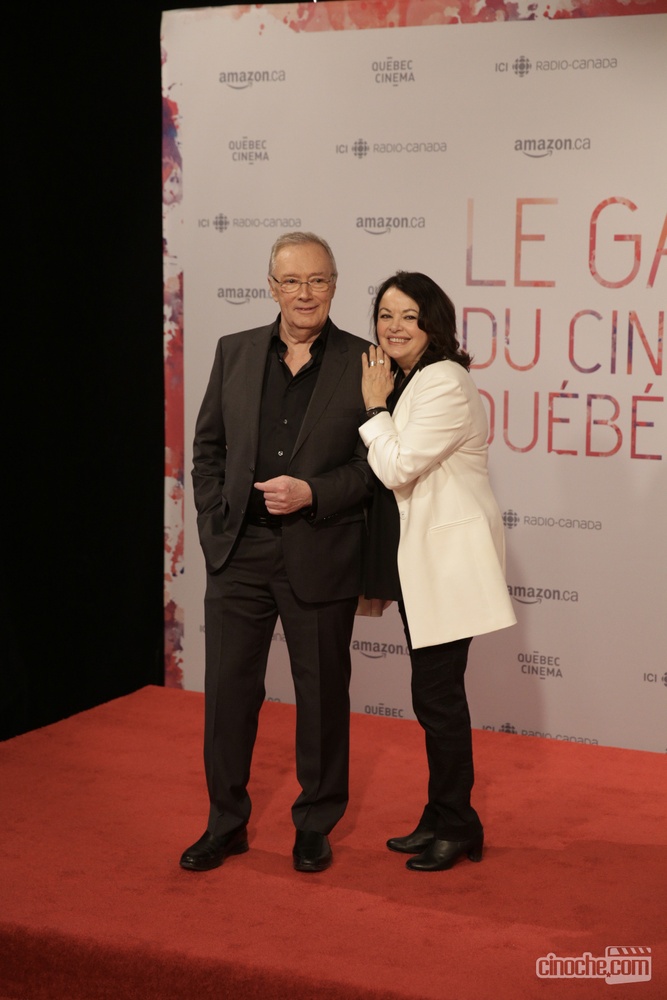 Sur le tapis rouge de Gala du cinéma Québécois