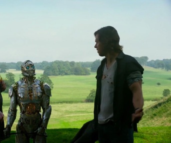 Une scène du film Transformers: The Last Knight