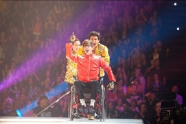 Une scène du film Glee: The 3D Concert Movie