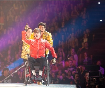 Une scène du film Glee: The 3D Concert Movie