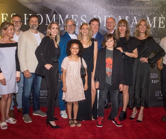 Tapis rouge du film Les hommes de ma mère