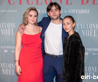 Tapis rouge du film Le cyclone de Noël