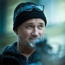David Fincher sur le plateau du film The Girl with the Dragon Tattoo