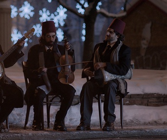 Une scène du film Montréal La Blanche