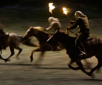 Une scène du film Django Unchained