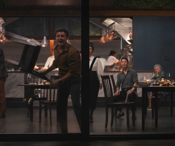 Une scène du film The Menu