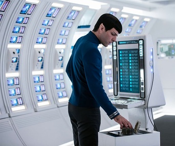 Une scène du film Star Trek Beyond