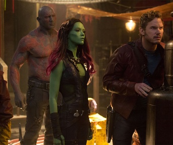 Une scène du film Guardians of the Galaxy