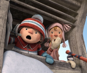 Une scène du film La course des tuques