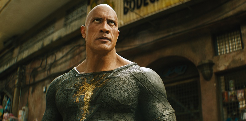 Une scène du film Black Adam
