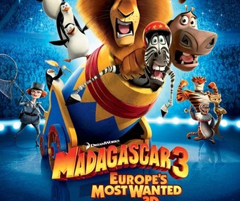 Affiche du film Madagascar 3
