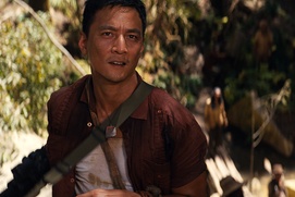 Une scène du film Tomb Raider