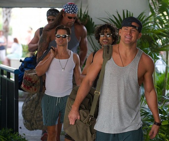 Une scène du film Magic Mike XXL