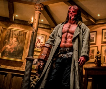 Une scène du film Hellboy
