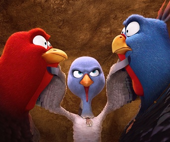 Une scène du film Free Birds