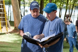 Sur le plateau du film Grown Ups Sur le plateau du film Grown Ups