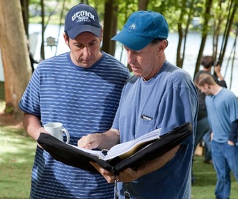 Sur le plateau du film Grown Ups