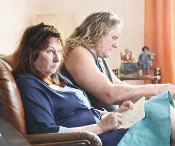 Une scène du film Mammuth