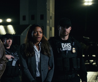 Une scène du film Rampage