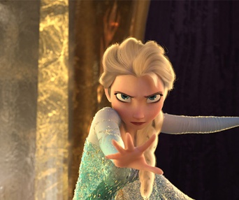 Une scène du film Frozen
