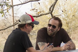 Sur le plateau du film Joe