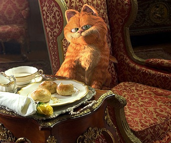 Scène du film Garfield Pacha Royal
