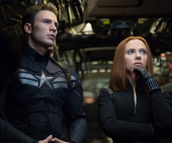 Une scène du film Captain America: The Winter Soldier