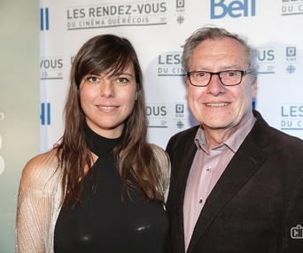 Sur le tapis rouge du film Les loups