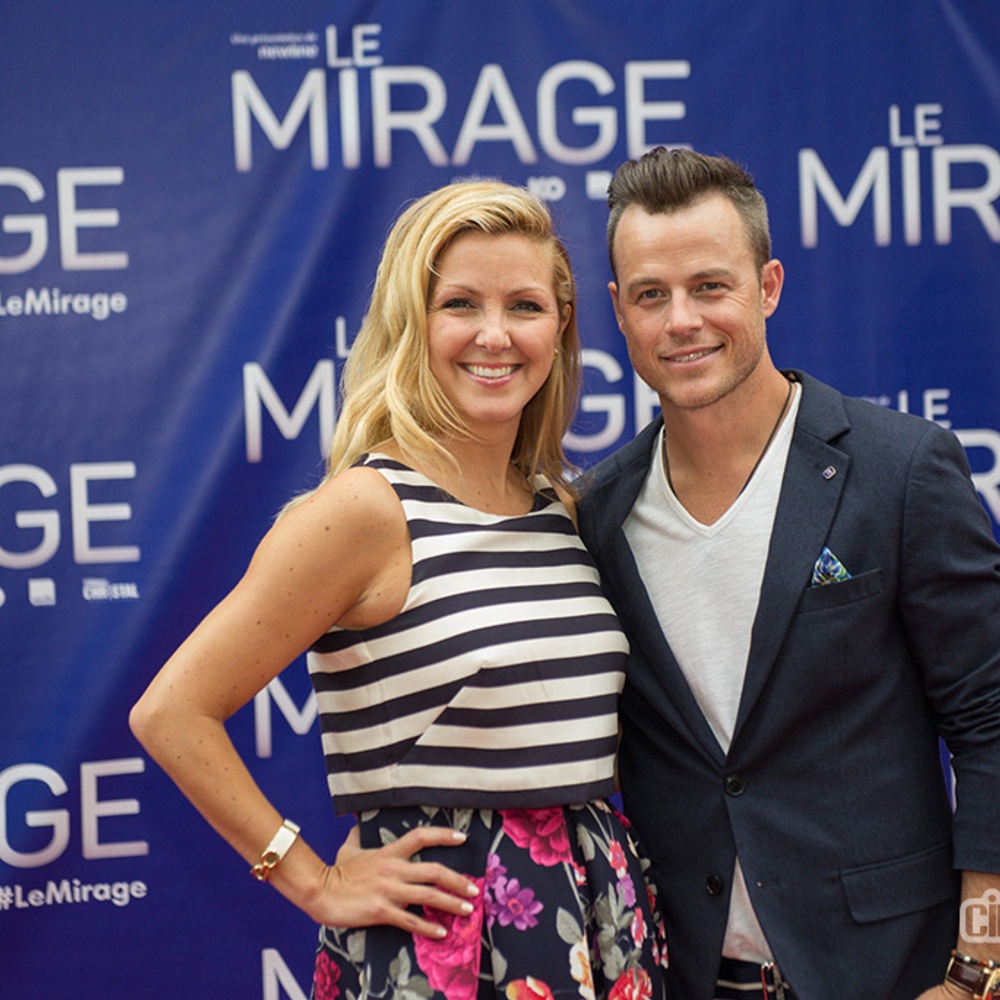 Sur le tapis rouge du film Le mirage