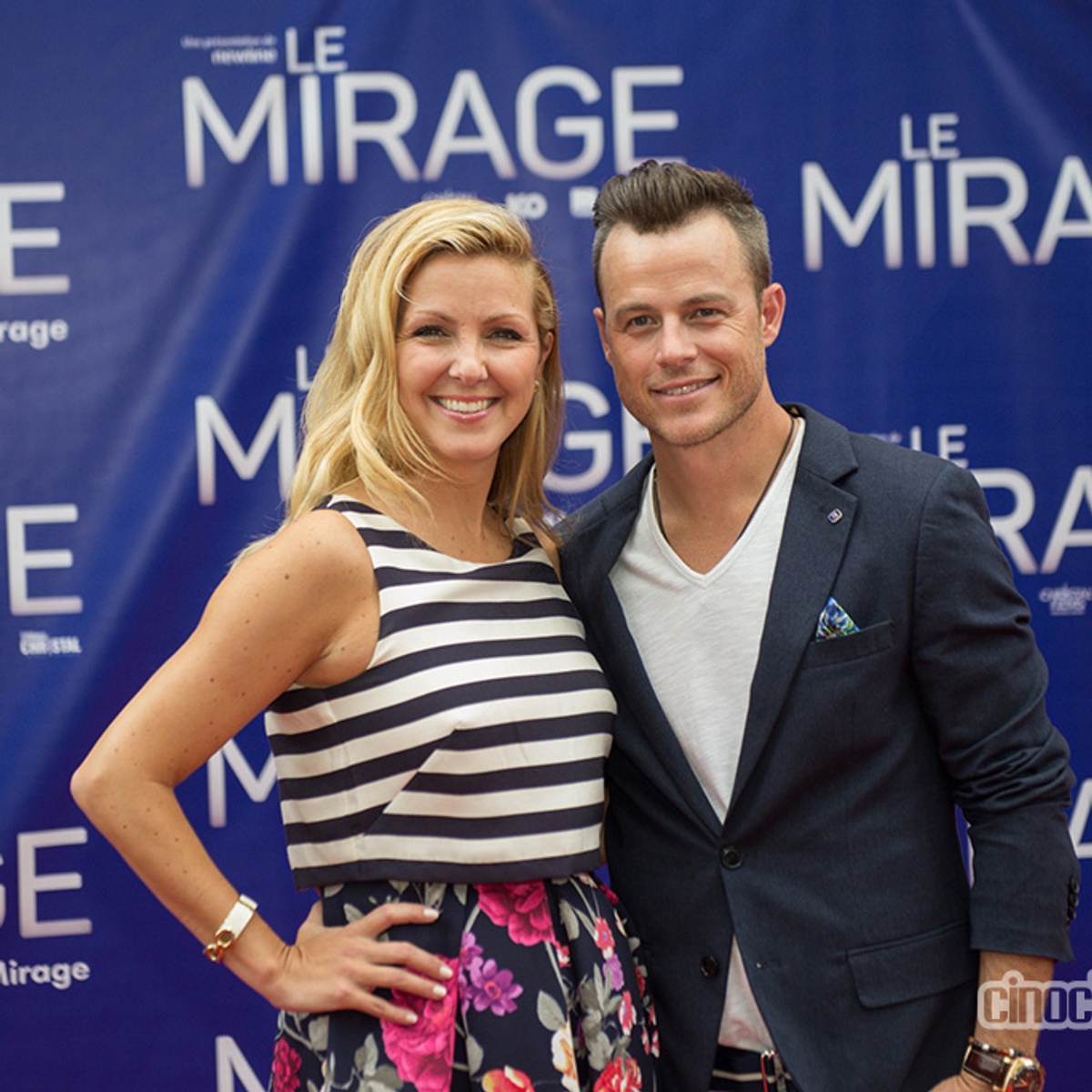 Sur le tapis rouge du film Le mirage