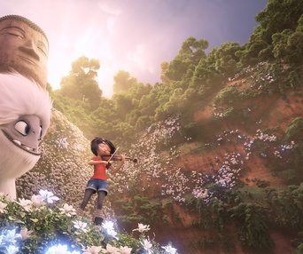 Une scène du film Abominable