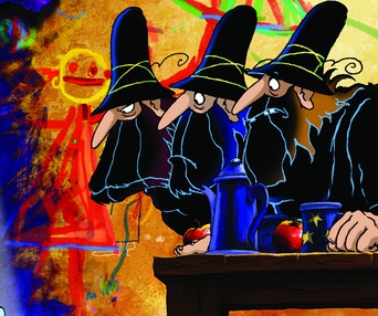Scène du film Les trois brigands